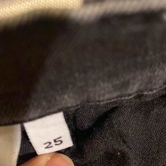 SIWY Los Angeles Black High Rise Wide Cropped Jeans - Picture 5 of 6